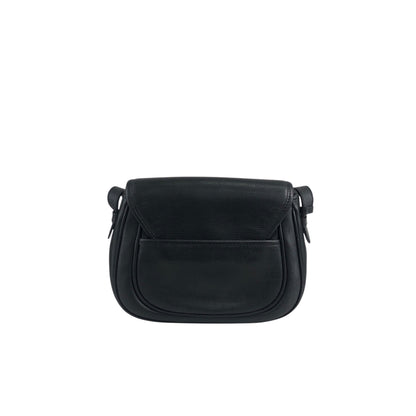 CELINE Gancini Shoulder bag Black Vintage 4xp2cr