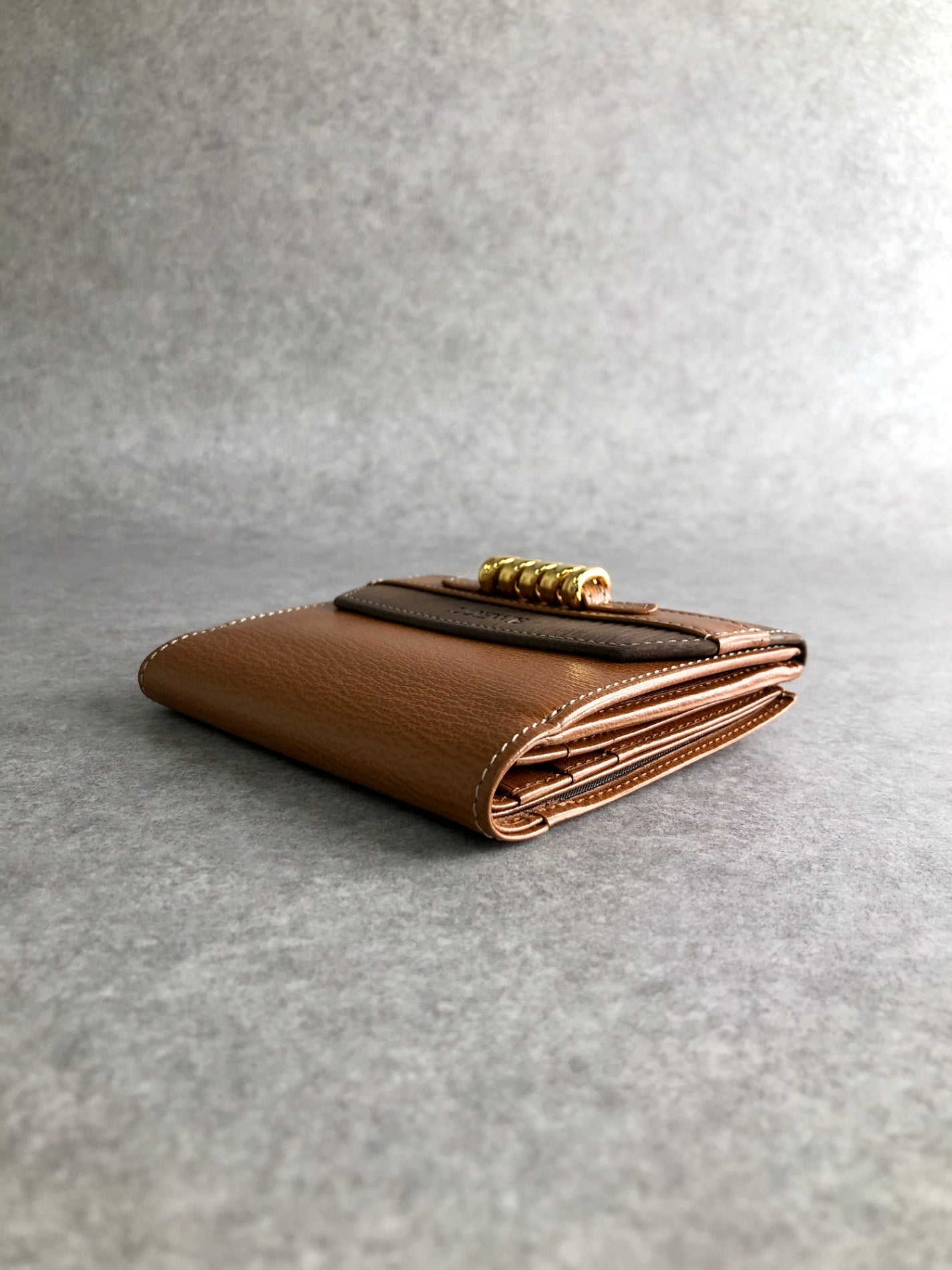 LOEWE Velazquez Folded Wallet Brown Vintage cdxapn