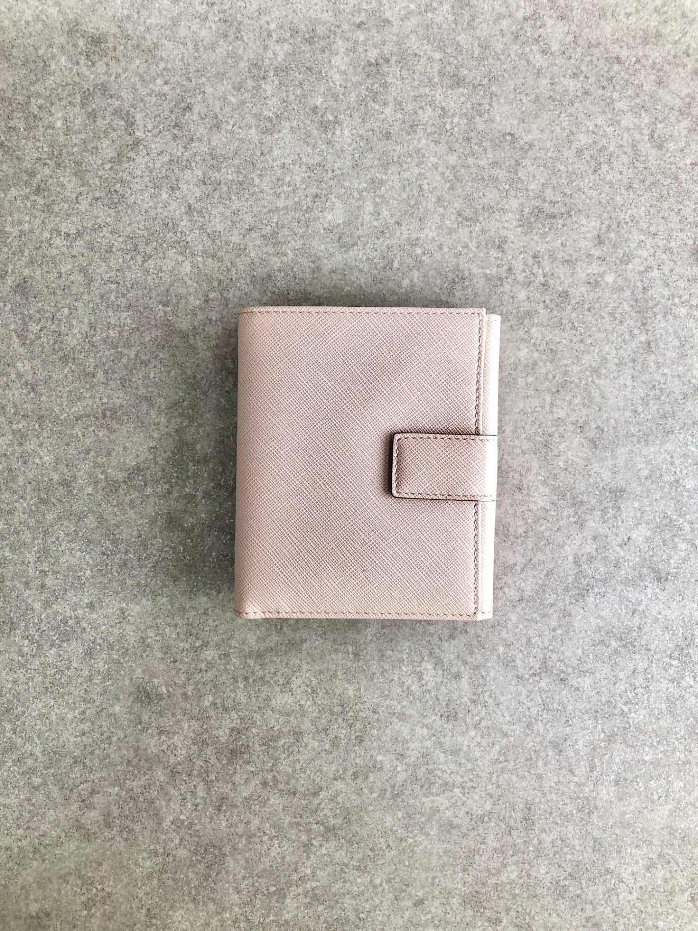 Salvatore Ferragamo Ribbon Motif Folded Wallet Pink Vintage 2yr6xk