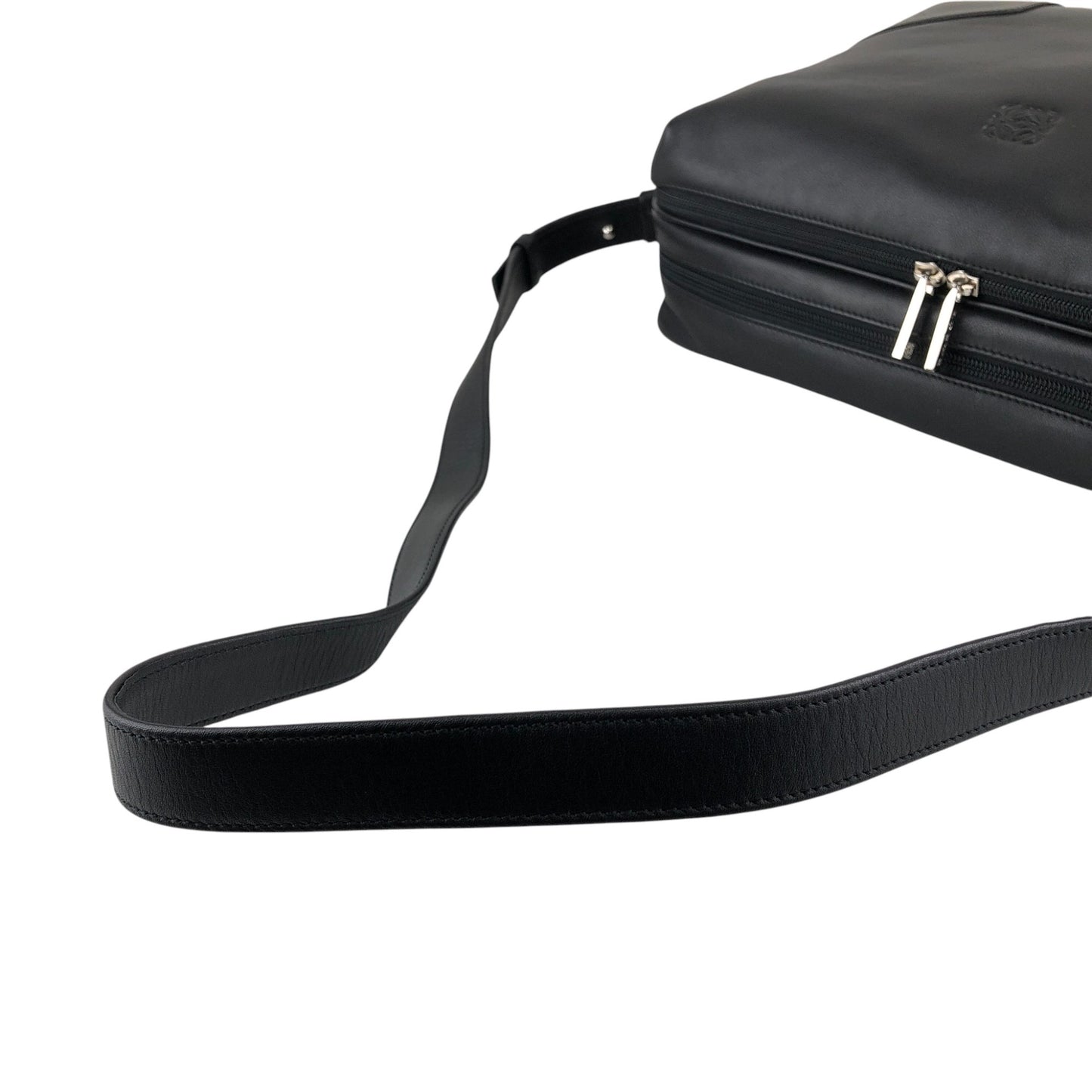 LOEWE Anagram Shoulder bag Black Vintage irfme7