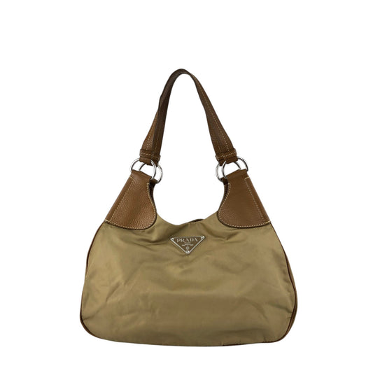 PRADA Triangle Logo Shoulder bag Beige,Camel Vintage yiub4m