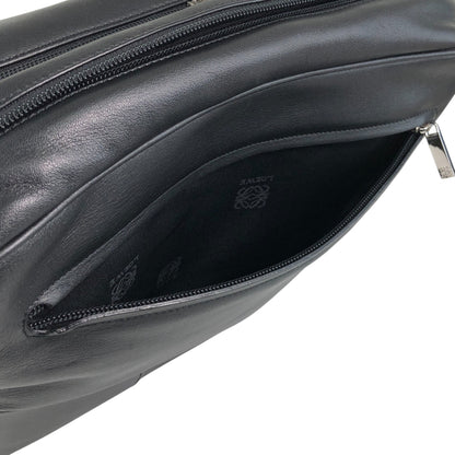 LOEWE Anagram Shoulder bag Black Vintage irfme7