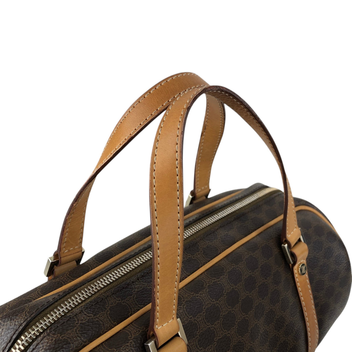 CELINE Macadam Handbag Brown Vintage tr5wwe