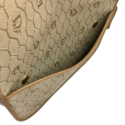 Christian Dior Honeycomb Pattern Shoulder bag Beige Vintage 7cr6d8