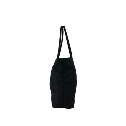 PRADA Tessuto Triangle Logo Totebag Black Vintage xn2y5c