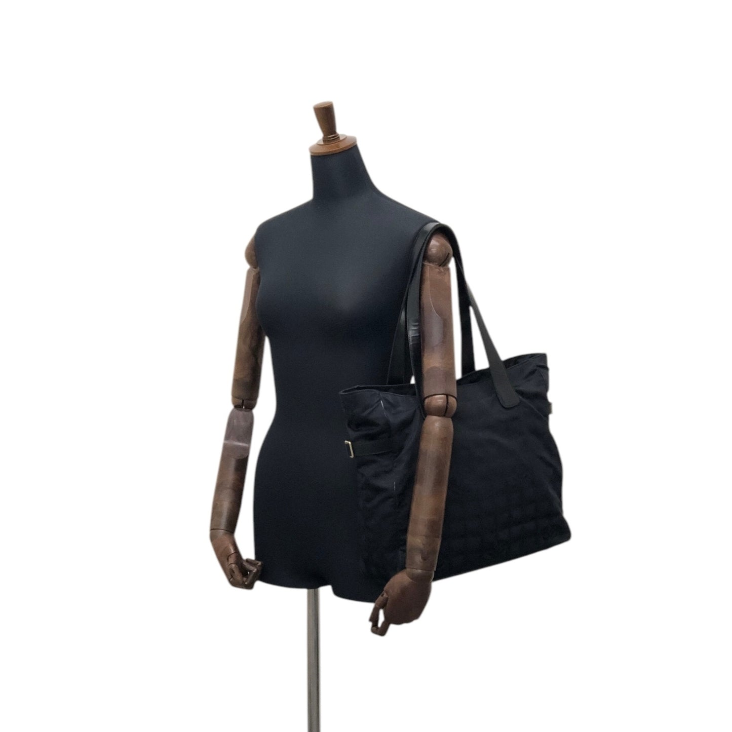 CHANEL New Travel Line Totebag Black Vintage v3jtbw