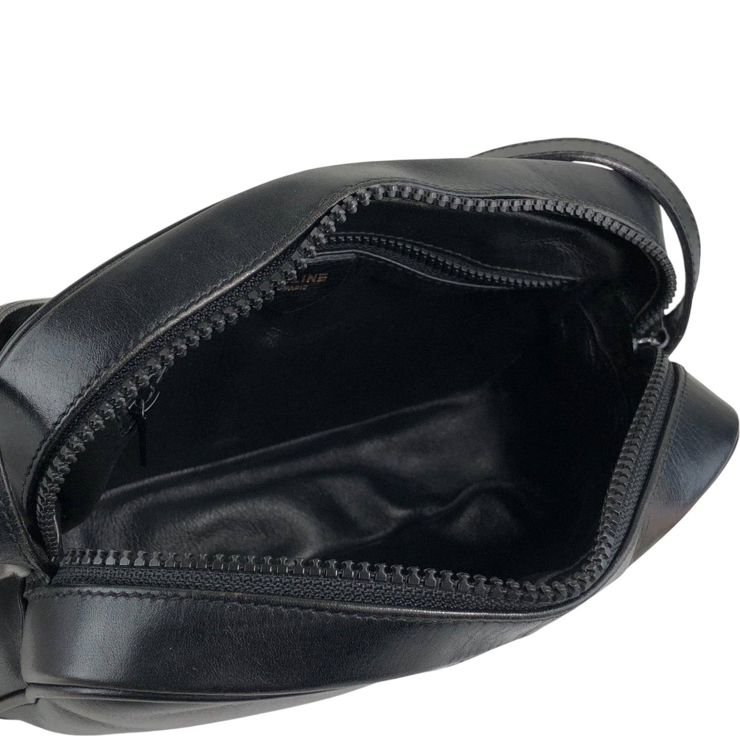 CELINE Blason Shoulder bag Black Vintage pdi5ij