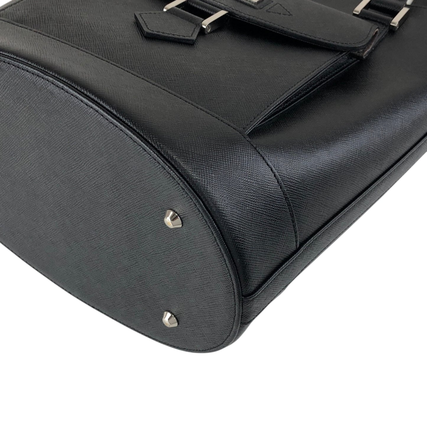 BURBERRY Logo Totebag Black Vintage ykuyii