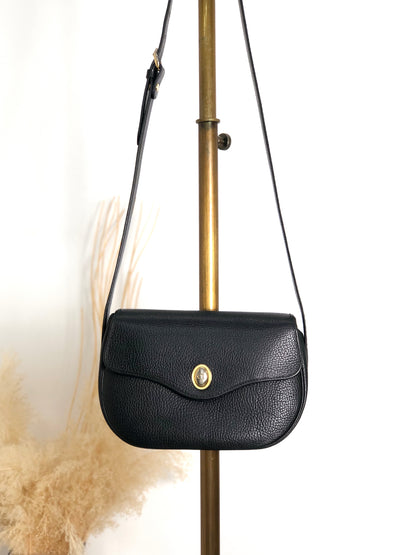 Christian Dior CD Logo Shoulder bag Black Vintage 8yp8df