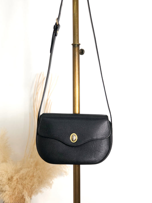 Christian Dior CD Logo Shoulder bag Black Vintage 8yp8df