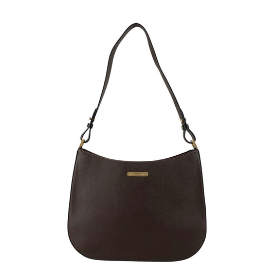 BURBERRY Logo Shoulder bag Brown Vintage 87xjxe