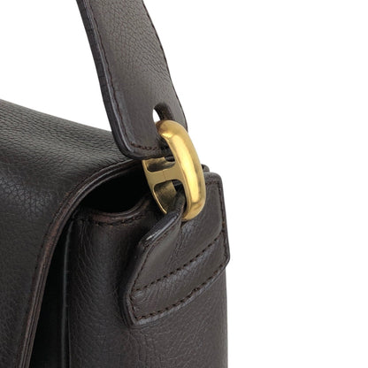 LOEWE Logo Shoulder bag Dark Brown Vintage siikib