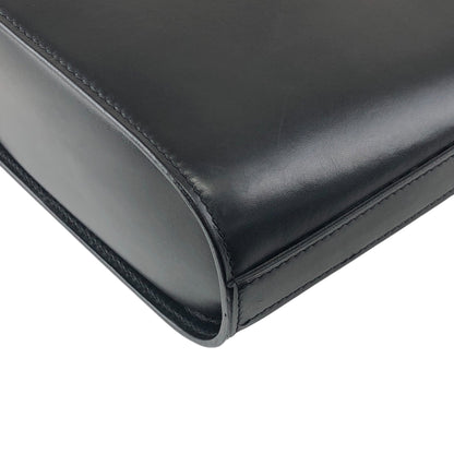 CELINE Circle Logo Shoulder bag Black Vintage x6z5t3