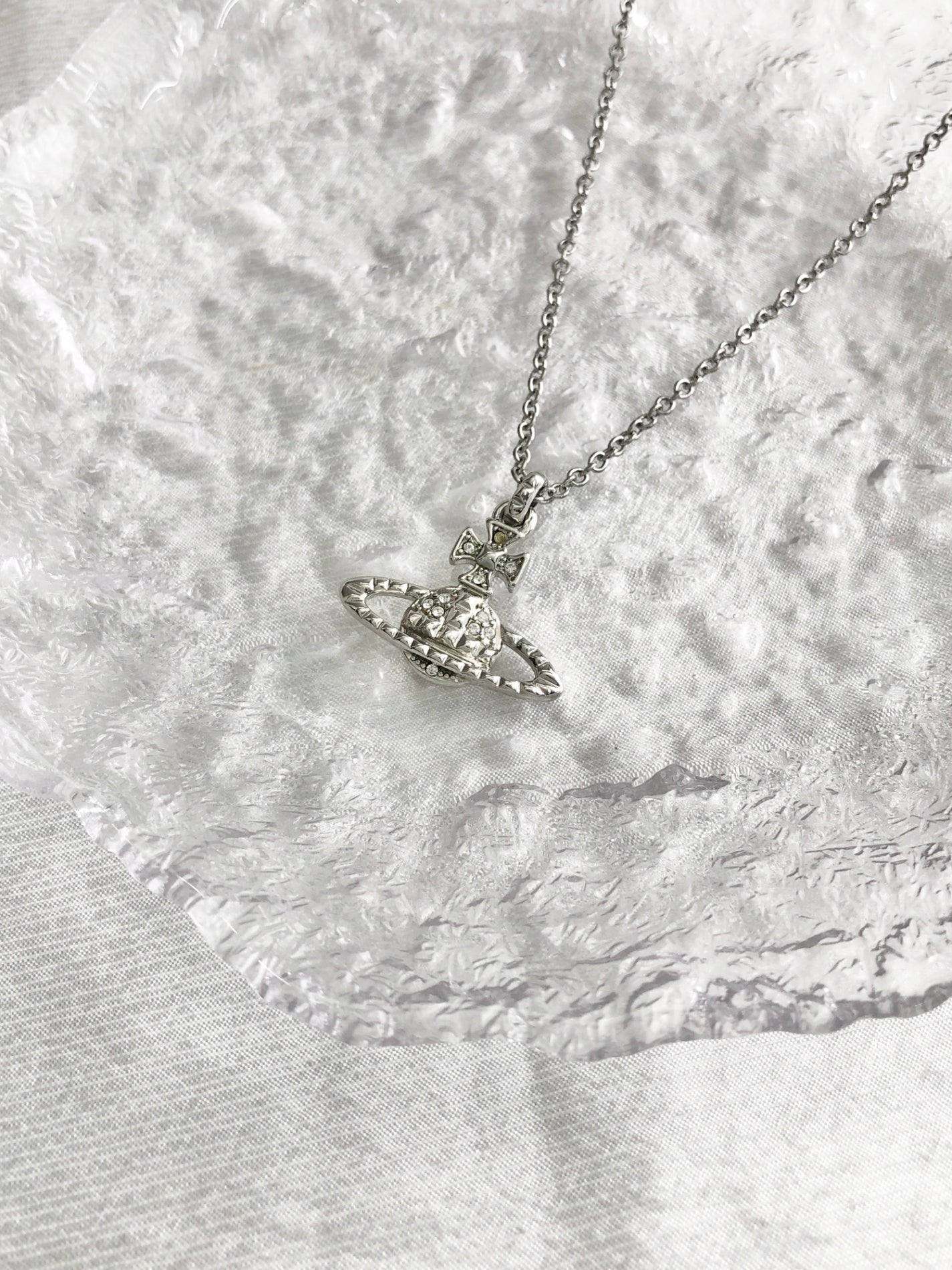 Vivienne Westwood Necklace Silver 169164 Vintage yb3aig