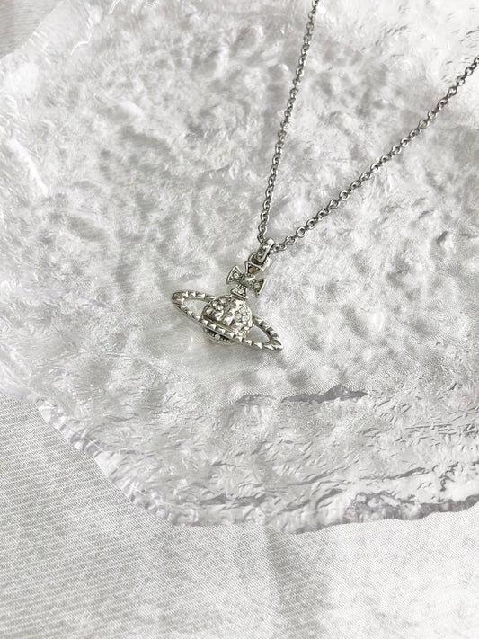 Vivienne Westwood Necklace Silver 169164 Vintage yb3aig