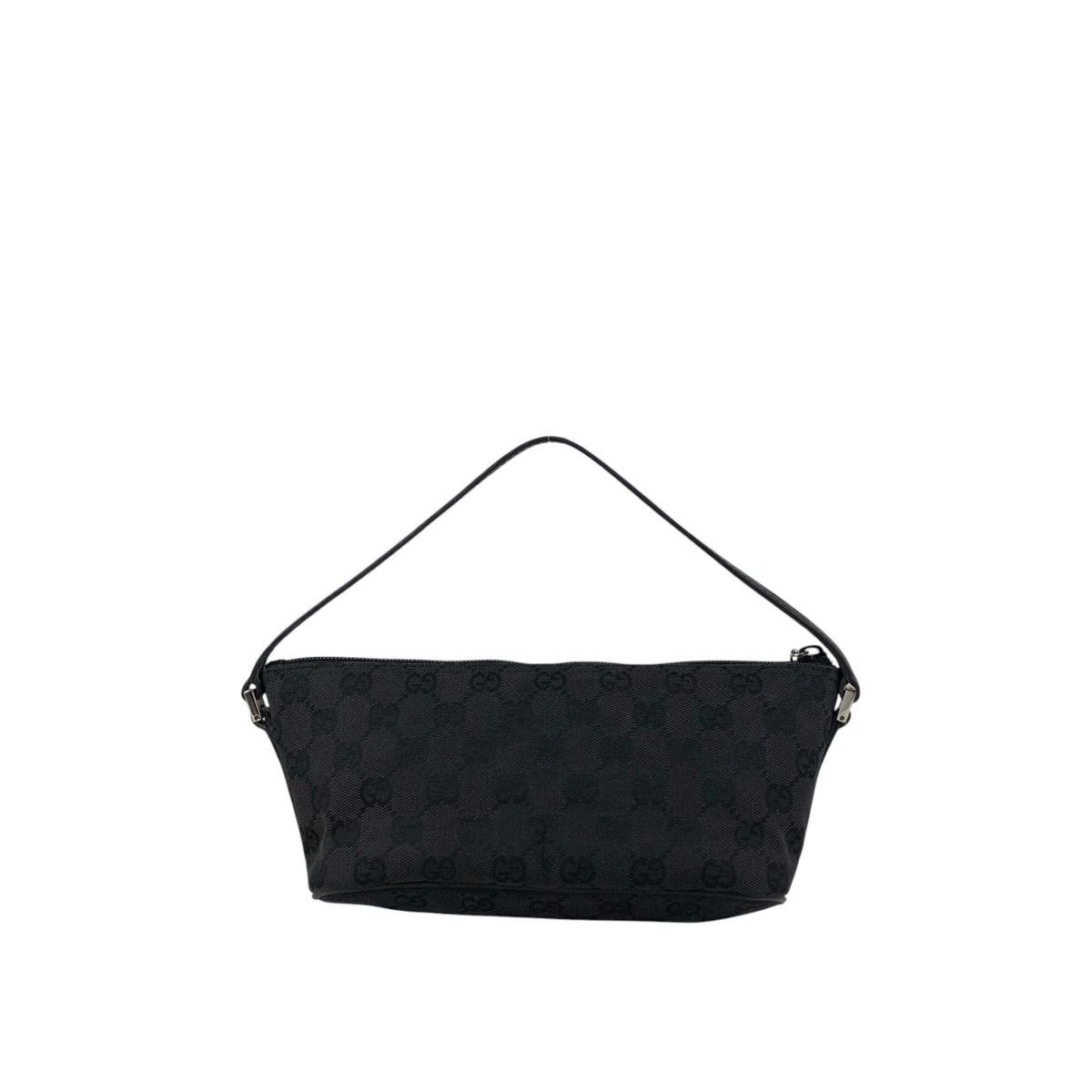GUCCI GG Canvas Small Handbag Black Vintage j7yzmi