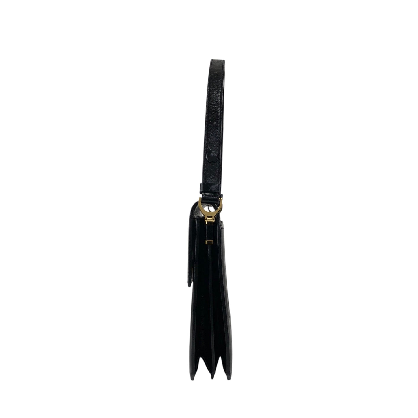 Yves Saint Laurent YSL Logo Shoulder bag Black Vintage m3beni
