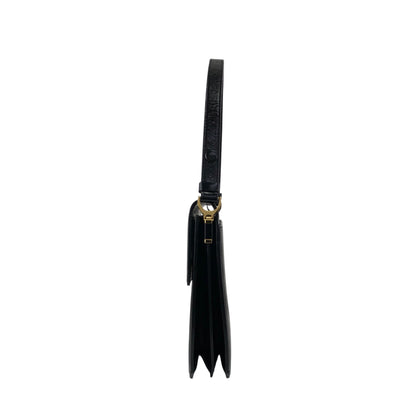 Yves Saint Laurent YSL Logo Shoulder bag Black Vintage m3beni