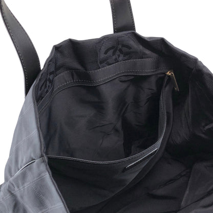 CHANEL New Travel Line Totebag Black Vintage tnjpfz