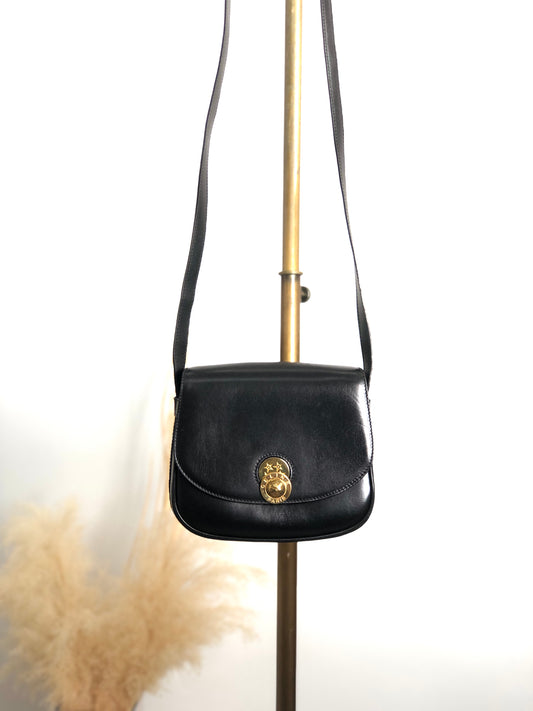 CELINE Starball Shoulder bag Black Vintage 7skrtb