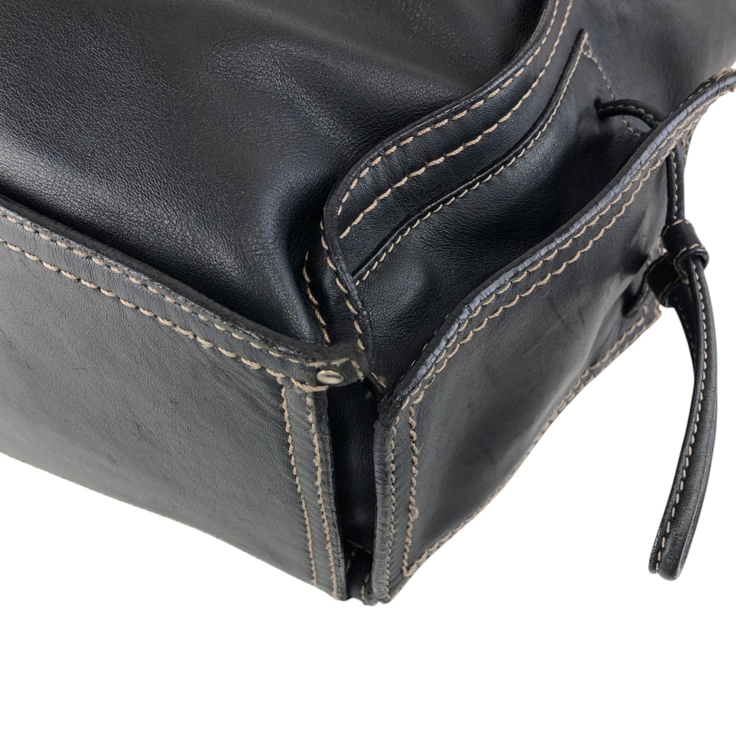 LOEWE Anagram Totebag Black Vintage 8r5k6b