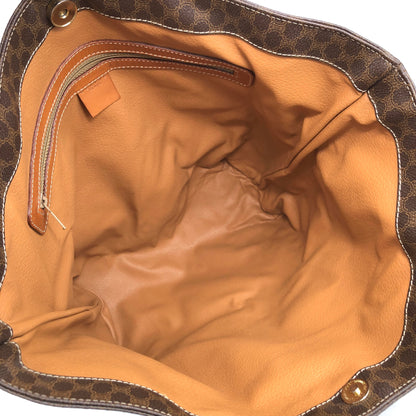 CELINE Macadam Blason Shoulder bag Totebag Brown Vintage u7fud7