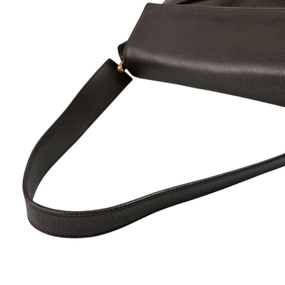 LOEWE Logo Shoulder bag Dark Brown Vintage siikib