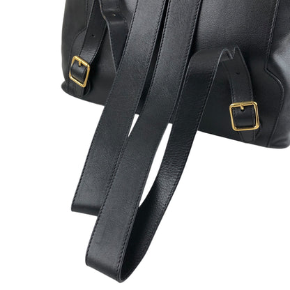 GUCCI Bamboo Backpack Black Vintage 38shhu