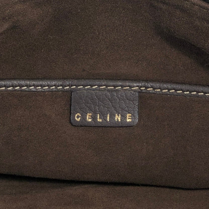 CELINE Triomphe Small Handbag Brown Vintage yat2yf