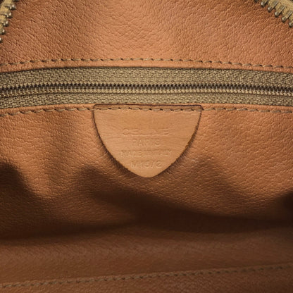 CELINE Macadam Blason Two-way Small Boston bag Shoulder bag Brown Vintage abbsfv