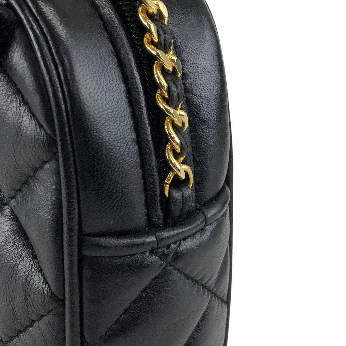 GIVENCHY Logo Tassel Chain Shoulder bag Black Vintage sgwgmf