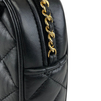 GIVENCHY Logo Tassel Chain Shoulder bag Black Vintage sgwgmf
