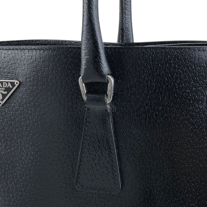 PRADA Triangle Logo Totebag Black Vintage gmc6dm
