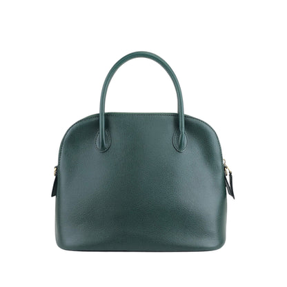CELINE Two-way Handbag Shoulder bag Green Vintage pfdj32