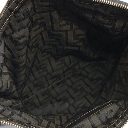 FENDI Zucca 提花手拿包 黑色 棕色 復古 xf2evr 