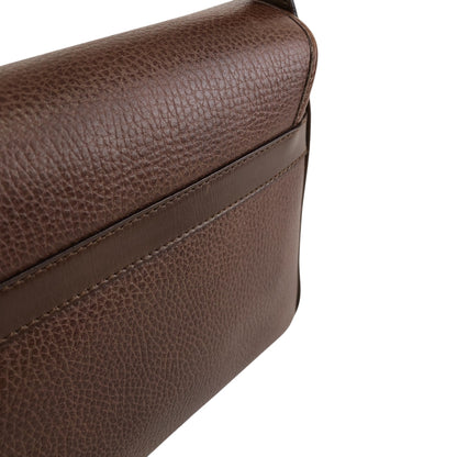 CELINE Gancini Shoulder bag Brown Vintage 88rbj3