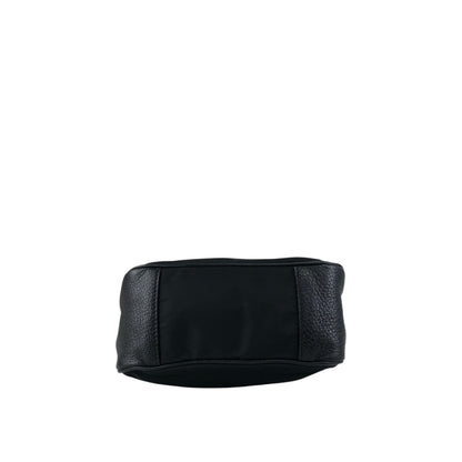 PRADA Triangle Logo Shoulder bag Hobobag Black Vintage ytkjet