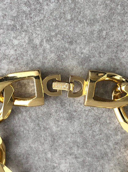 Christian Dior Chain Bracelet Gold Vintage c3u5c2