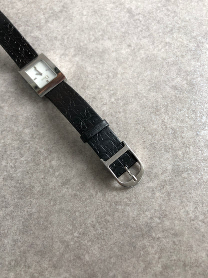 Christian Dior Trotter Quartz Watch Black Vintage pnj63r