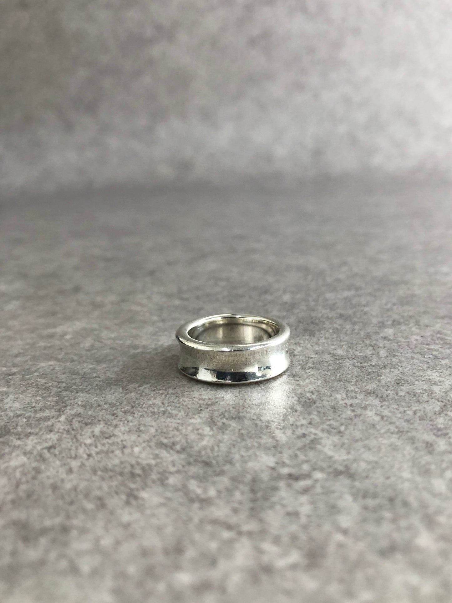 Tiffany & Co. Logo SILVER925 Ring Silver Vintage gar8vc