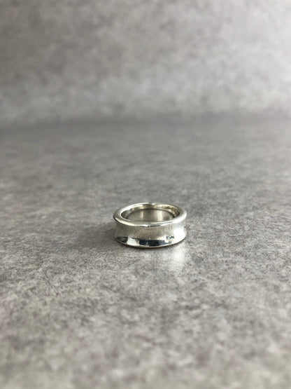 Tiffany & Co. Logo SILVER925 Ring Silver Vintage gar8vc