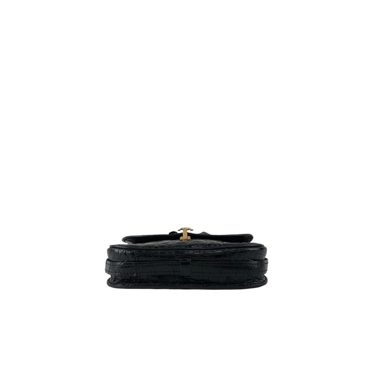 CELINE Triomphe Shoulder bag Black Vintage vtsptj