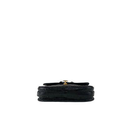 CELINE Triomphe Shoulder bag Black Vintage vtsptj
