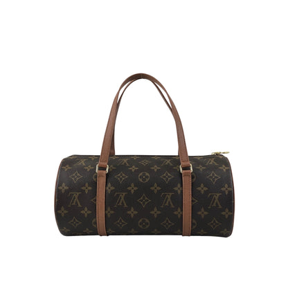 LOUIS VUITTON Monogram Handbag Brown M51365 Vintage zykjuk