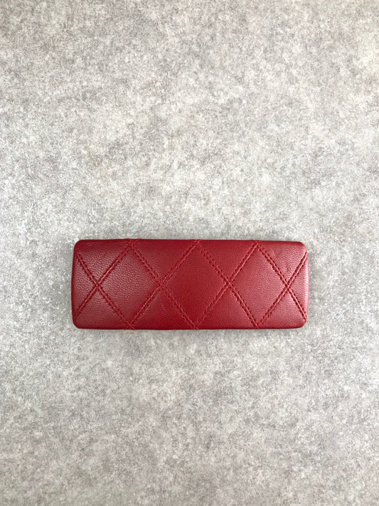 CHANEL Barrette Red Vintage cixz7n