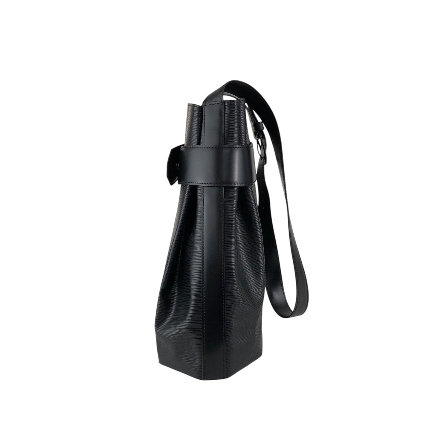 LOUIS VUITTON Epi Shoulder bag Black Vintage st4rdc