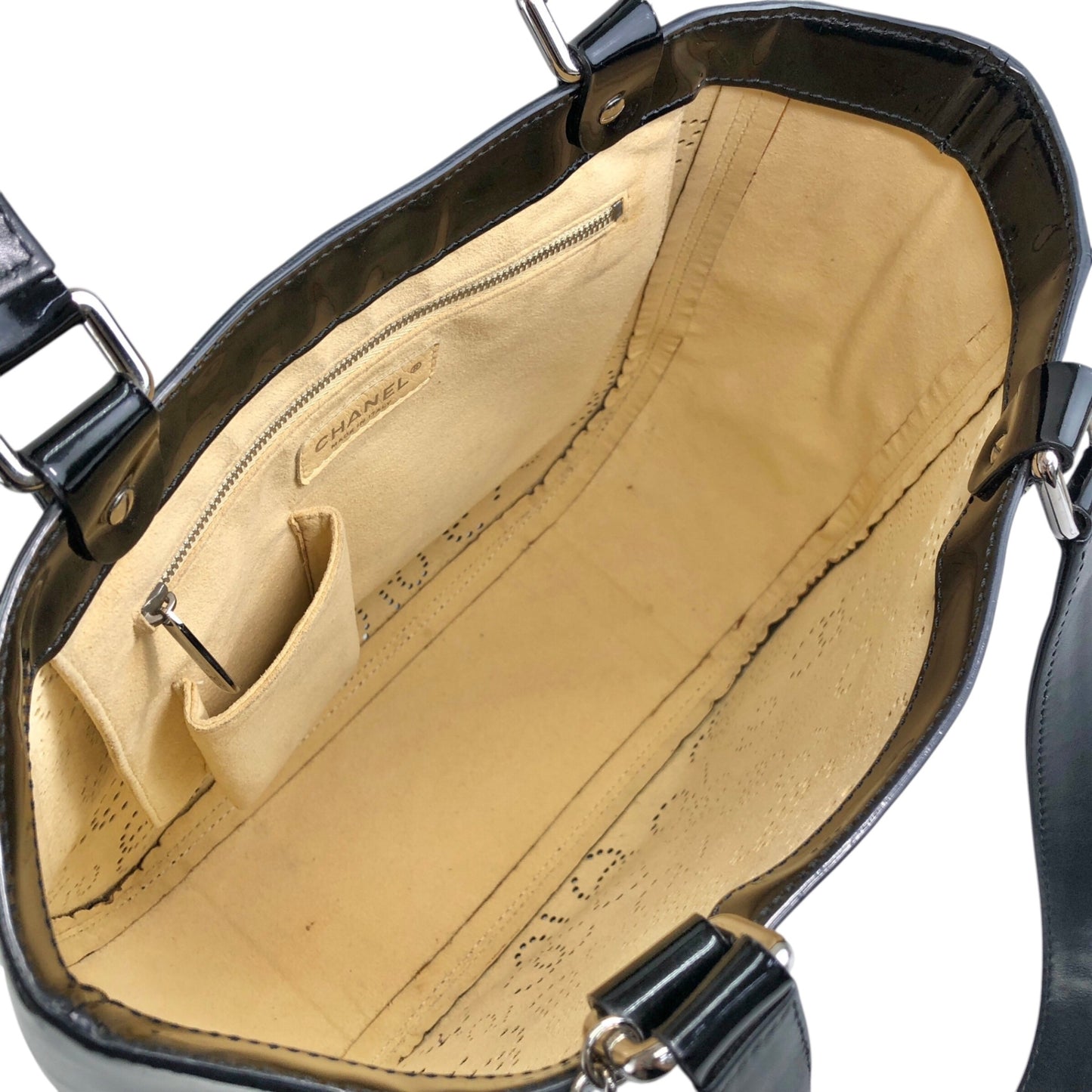 CHANEL Coco Mark Totebag Black Vintage xpyt38