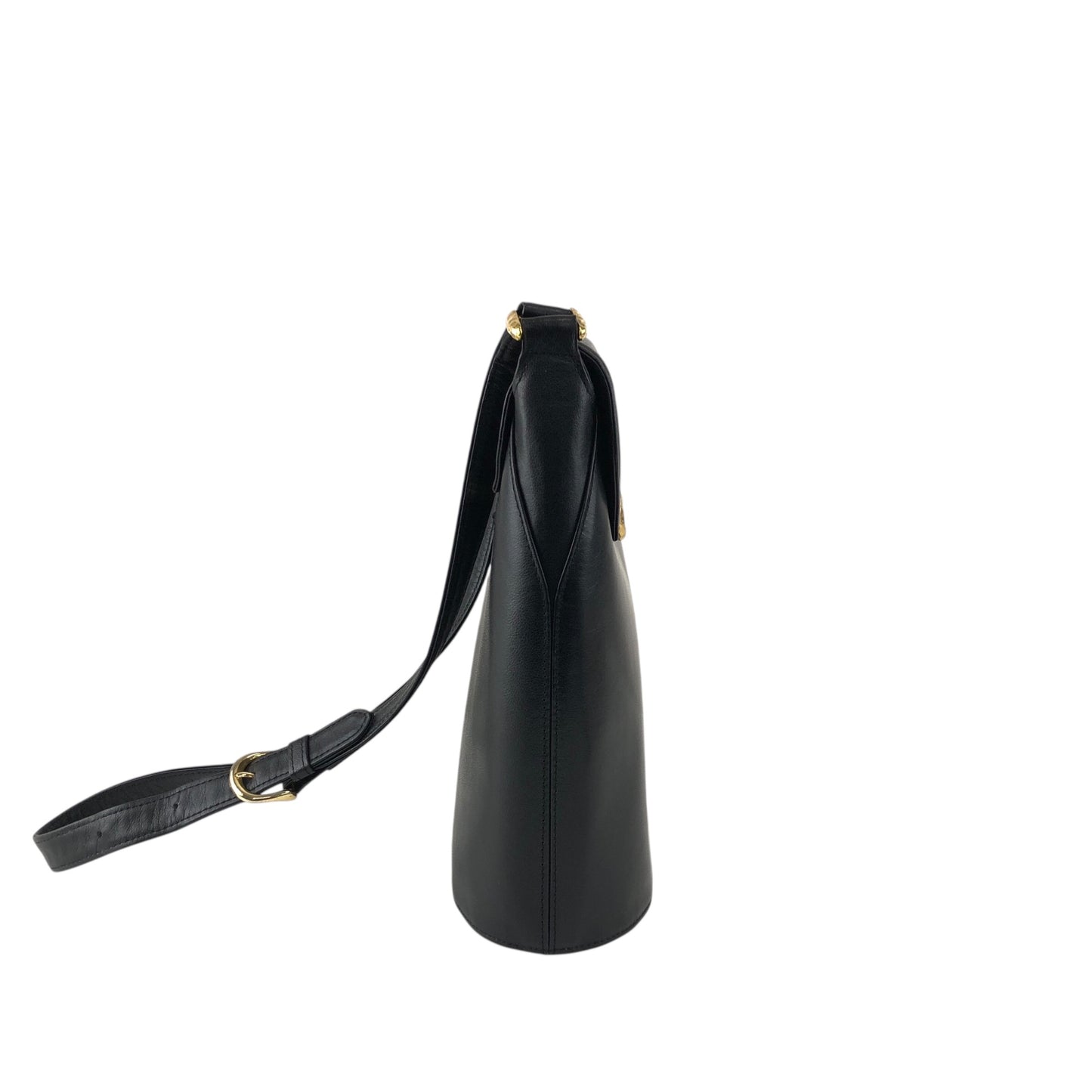 GIVENCHY Logo Shoulder bag Black Vintage c78vb7