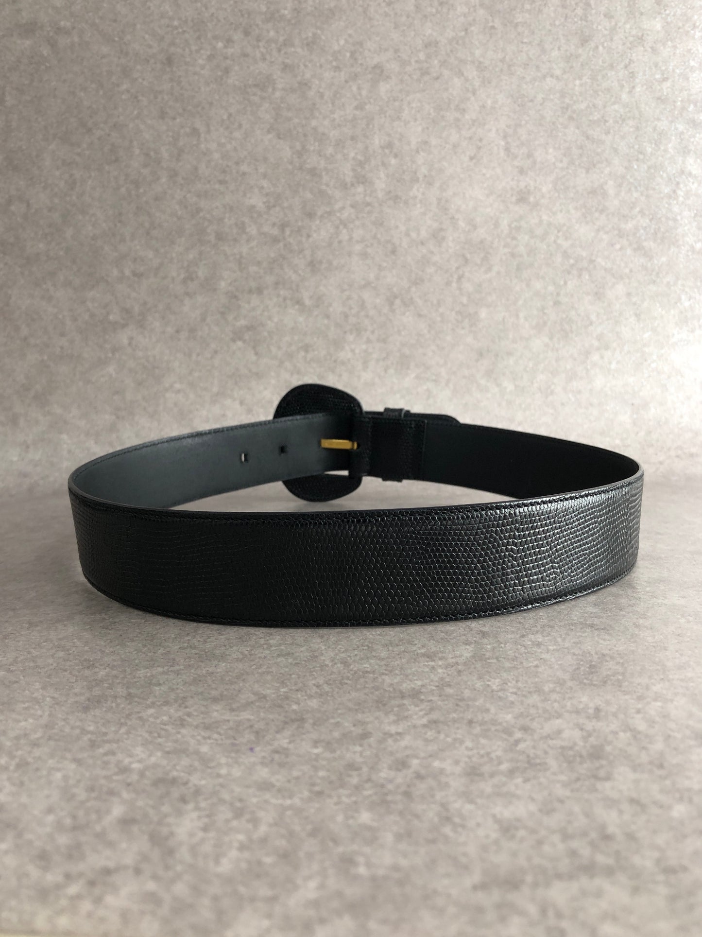 Salvatore Ferragamo Vala Ribbon Belt Black Vintage yfhukd