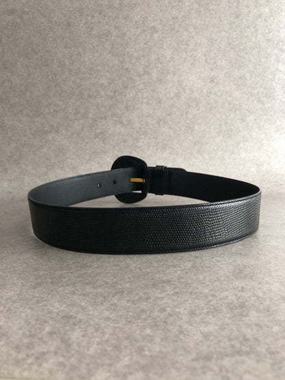 Salvatore Ferragamo Vala Ribbon Belt Black Vintage yfhukd
